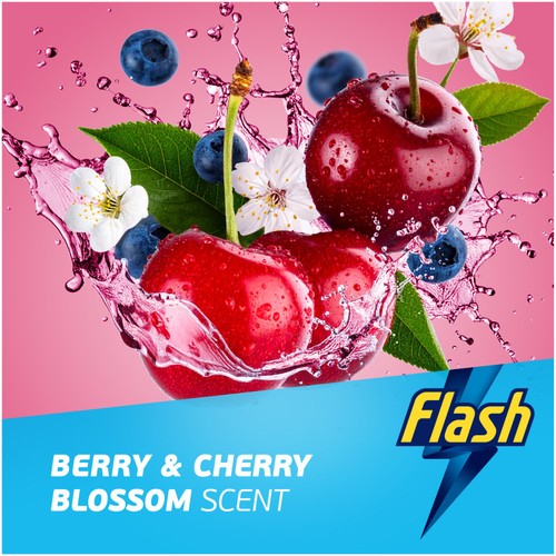 Flash Direct to Floor Cleaner Berry & Cherry Blossom thumbnail 5