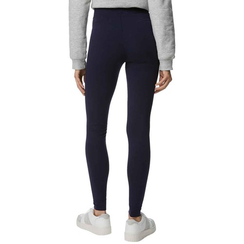 M&S Womens High Waisted Leggings, Size 10, Short, Navy thumbnail 3