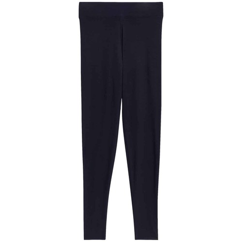 M&S Womens High Waisted Leggings, Size 12, Short, Navy