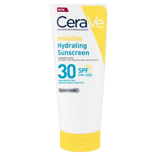 CeraVe Invisible Hydrating Sunscreen, SPF 30