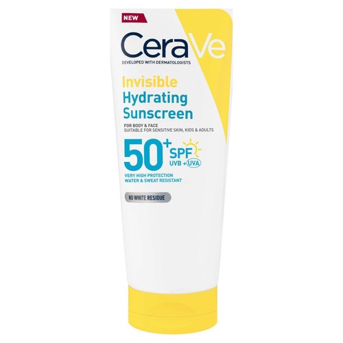 CeraVe Invisible Hydrating Sunscreen, SPF 50