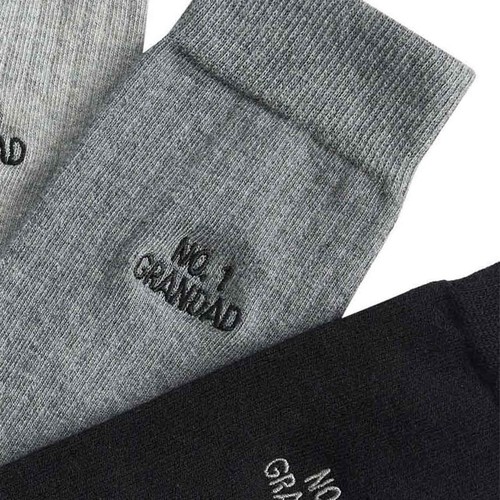 M&S No.1 Grandad Socks, 6-8.5, Grey thumbnail 2
