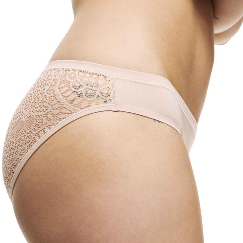 M&S Womens Body Soft Lace Bikini Knickers, 18, Opaline thumbnail 5