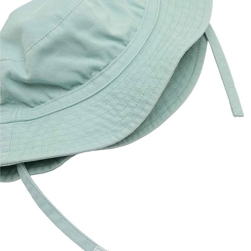 M&S Baby Cotton Bucket Hat, 3-6 Months, Green thumbnail 3