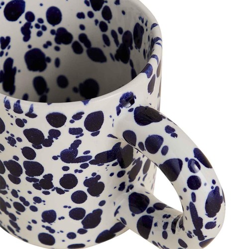 M&S Splatter Mug, Blue thumbnail 2