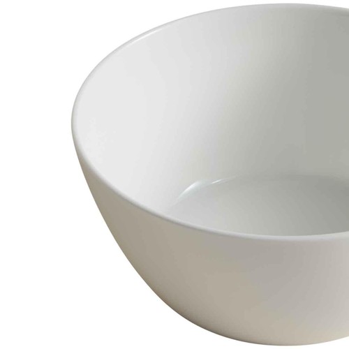 M&S Straight Sided China Cereal Bowl, White thumbnail 3