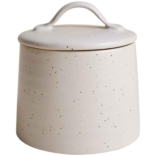 M&S Small Ceramic Storage Jar, Neutral