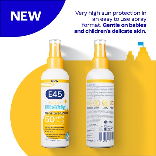 E45 Kids & Baby Sun Care Spray SPF 50+ thumbnail 2