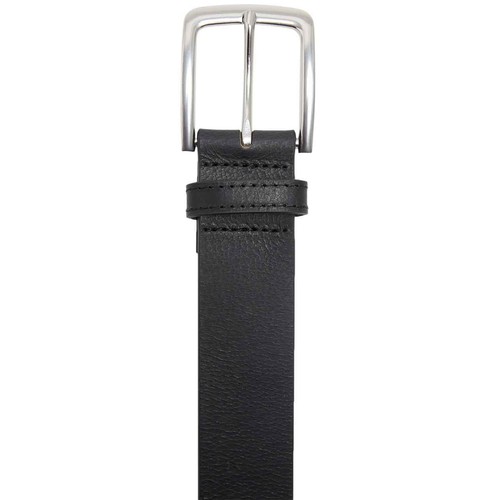 M&S Mens Leather Casual Belt, 'M 34-36, Black thumbnail 2