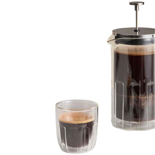 M&S X Kelly Hoppen Handleless Small Glass Mug, No Colour thumbnail 4