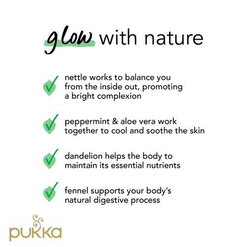 Pukka Organic Radiance Tea 20 Home Compostable Herbal Tea Bags  thumbnail 3