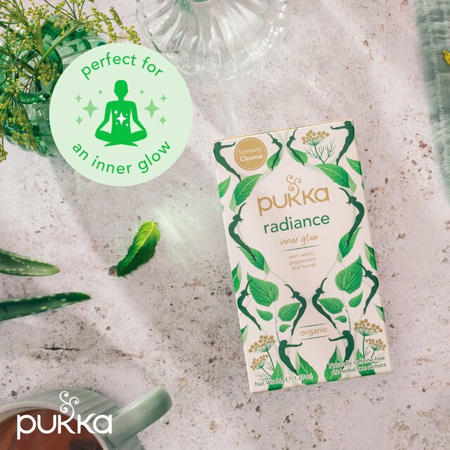 Pukka Organic Radiance Tea 20 Home Compostable Herbal Tea Bags  thumbnail 8