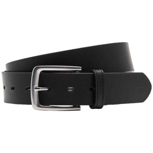 M&S Mens Leather Casual Belt, 'L 38-40, Black