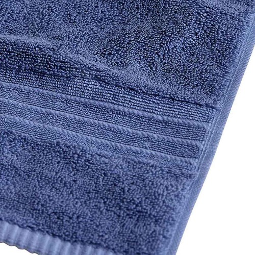 M&S Egyptian Cotton 650GSM Face Towels, Denim thumbnail 3