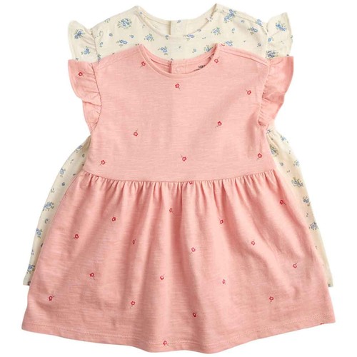 M&S Cotton Jersey Dresses, 9-12 Months, Multi thumbnail 2