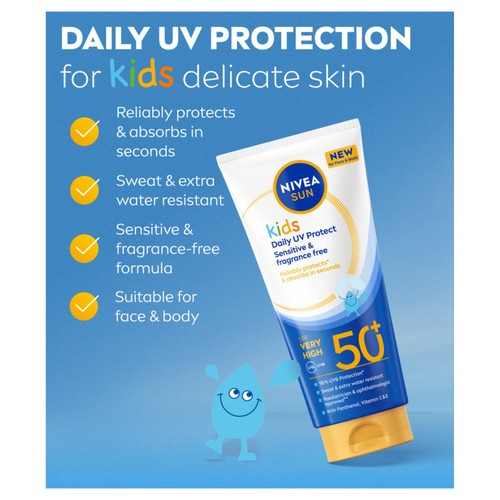 NIVEA SUN Kids UV Protect Sensitive Lotion SPF 50 thumbnail 3
