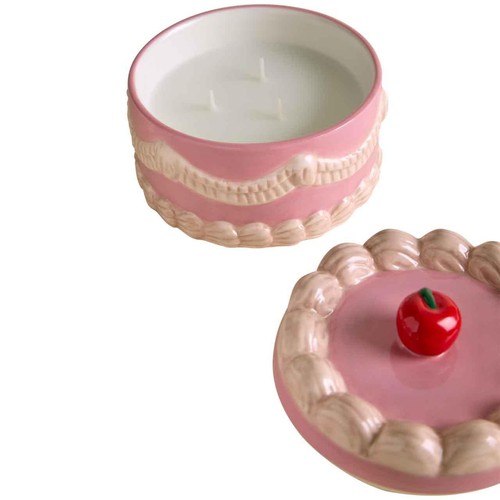 M&S Cherry Cake Scented 3 Wick Candle thumbnail 3