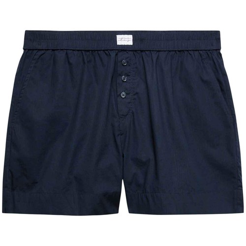 M&S Womens Pure Cotton Pyjama Short,14, Navy