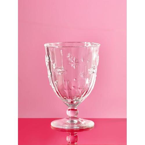 Eleanor Bowmer Lips & Stars Set of 4 Wine Glasses thumbnail 2