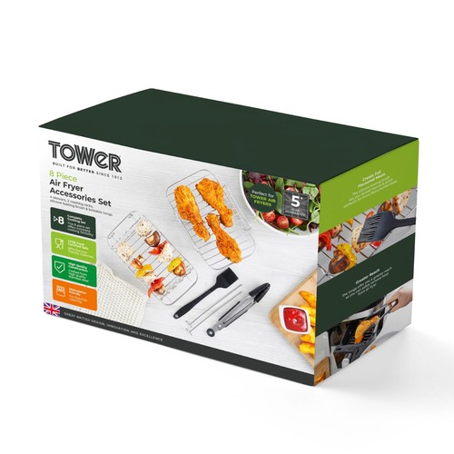 Tower 8 Piece Air Fryer Accessories thumbnail 10