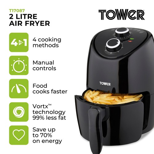Tower Vortx 2 Litre Air Fryer thumbnail 2