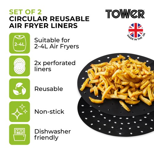 Tower 2L-4L Air Fryer Liners thumbnail 3