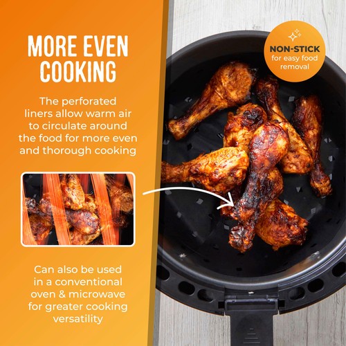 Tower 2L-4L Air Fryer Liners thumbnail 5