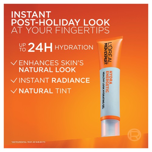 L'Oreal Men Expert Hydra Energetic Healthy Look Moisturiser Gel thumbnail 4