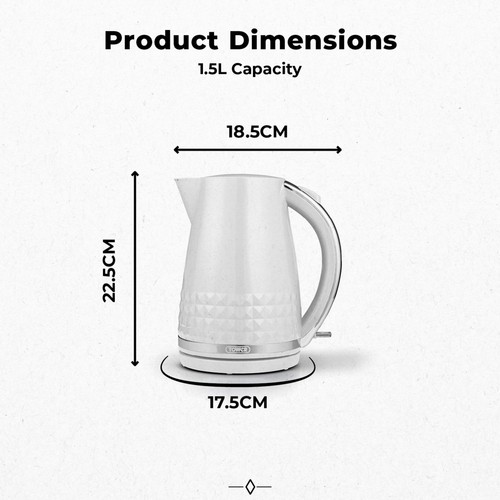 Tower Solitaire 1.5L 3KW Kettle White thumbnail 9