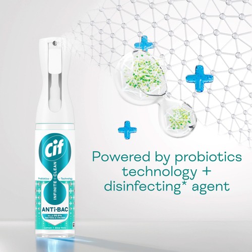 Cif Infinite Clean Anti-Bac All in One Cleaner Reload Lemon & Aloe Vera thumbnail 6