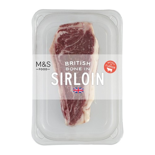 M&S Bone In Sirloin Steak