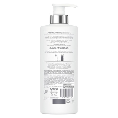 Dove Dandruff Control Conditioner for Healthy, Resilient Hair thumbnail 7