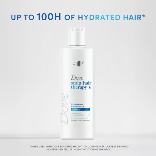 Dove Soothing Hydration Shampoo  for Smooth, Soft and Moisturised Hair thumbnail 4