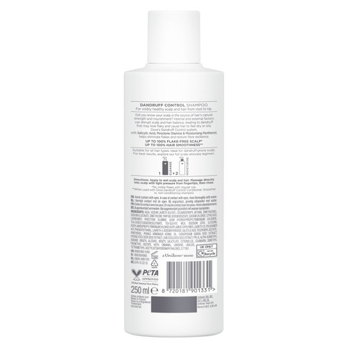 Dove Dandruff Control Shampoo for Healthy, Resilient Hair thumbnail 2