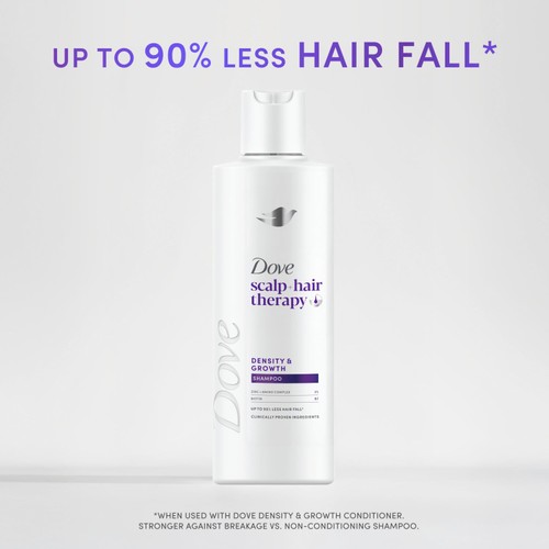Dove Density + Hair Growth Shampoo for Thicker, Fuller Hair thumbnail 4