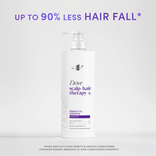 Dove Density + Hair Growth Shampoo for Thicker, Fuller Hair thumbnail 3