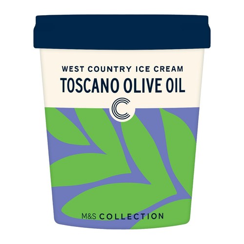 M&S Collection Toscano Olive Oil West Country Ice Cream