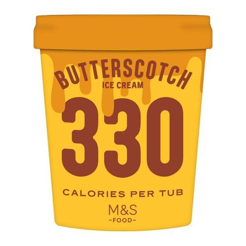 M&S Butterscotch Ice Cream