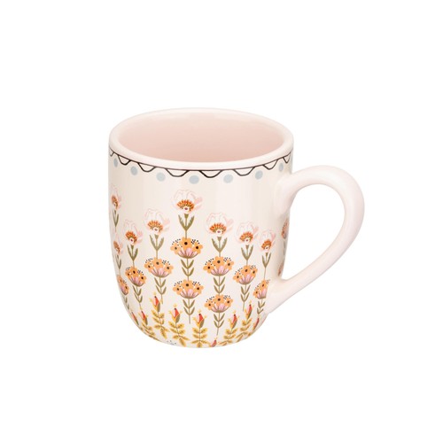 Cath Kidston Painted Table Breakfast Mug Pink thumbnail 2