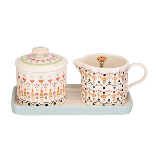 Cath Kidston Painted Table Ceramic Sugar & Milk Jug Set thumbnail 2