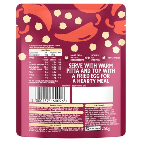 Heinz Harissa Chickpeas 250g thumbnail 2