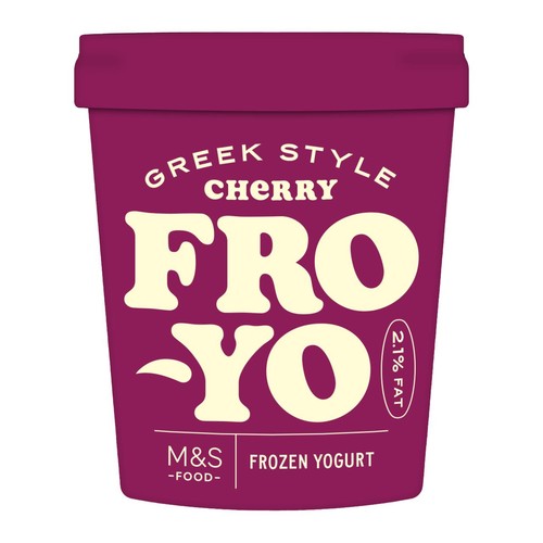 M&S Greek Style Cherry Fro-Yo
