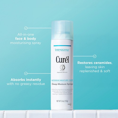 Curel Deep Moisture Spray for Dry, Sensitive Skin thumbnail 3