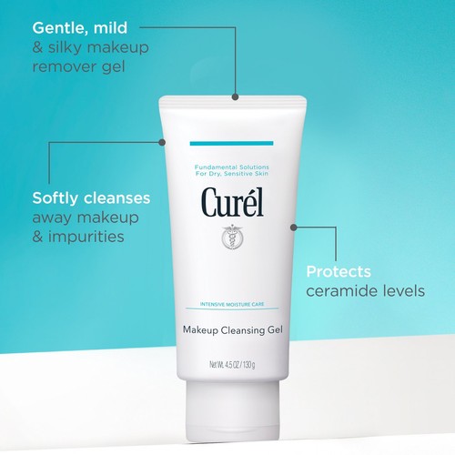 Curel Makeup Cleansing Gel for Dry, Sensitive Skin thumbnail 3