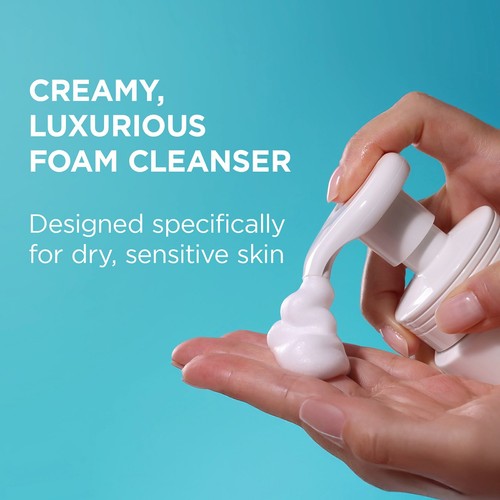 Curel Foaming Facial Wash for Dry, Sensitive Skin thumbnail 7