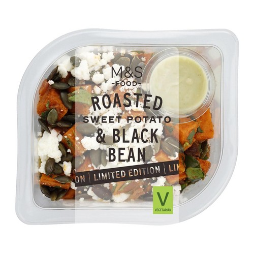 M&S Roasted Sweet Potato & Black Bean Salad