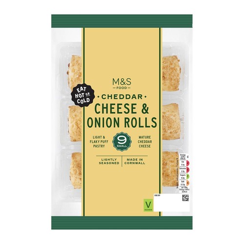M&S 9 Cheese & Onion Rolls thumbnail 2
