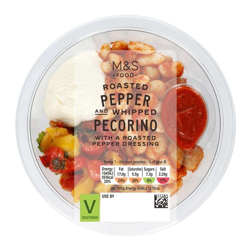 M&S Roasted Pepper & Whipped Pecorino Salad thumbnail 2