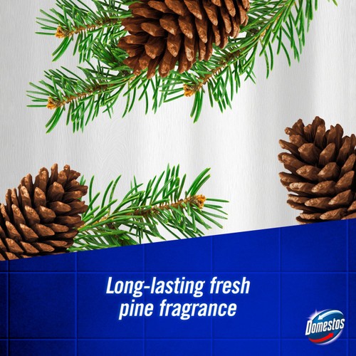 Domestos Bleach Foam Toilet and Bathroom Pine Fresh thumbnail 5
