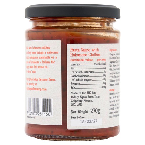Diddly Squat Farm Chilli Pasta Sauce thumbnail 3